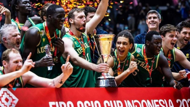 Timnas Basket Australia juara Piala Asia Basket 2022