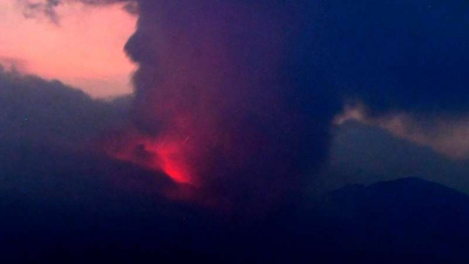 Erupsi gunung api Sakurajima di bagian selatan Jepang, Minggu 24 Juli 2022