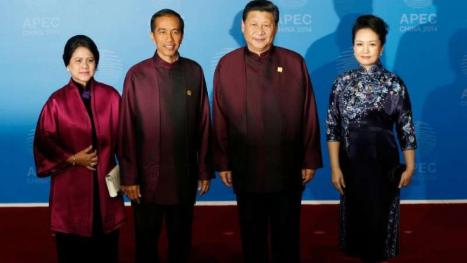 Presiden Jokowi-Iriana diterima Presiden Xi Jinping di Beijing saat tahun 2014 lalu