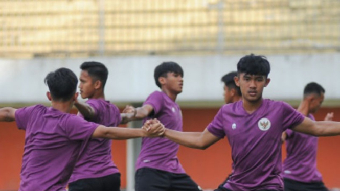 Timnas Indonesia U-16 jalani latihan