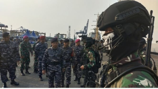 VIVA Militer: Pangkoarmada I periksa prajurit TNI AL yang ikut Garuda Shield