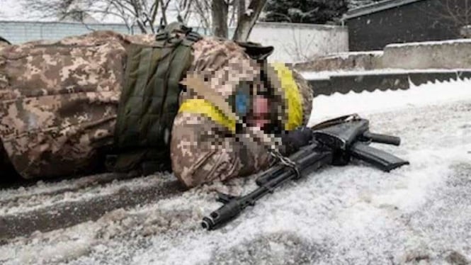 VIVA Militer: Mayat tentara Ukraina