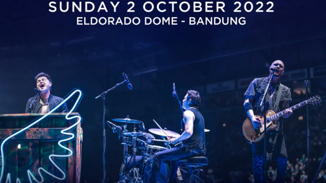 Tour konser The Script di Bandung, 2 Oktober 2022