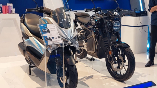 Motor listrik Rakata di PEVS 2022.