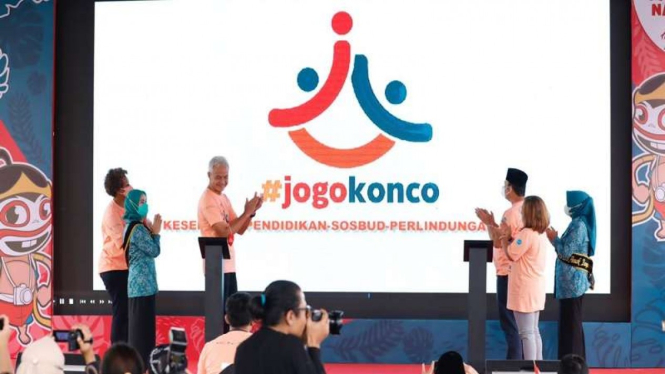 Gubernur Jawa Tengah Ganjar Pranowo meluncurkan Jogo Konco