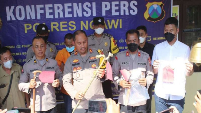 Polres Ngawi merilis kasus persetubuhan anak di bawah umur