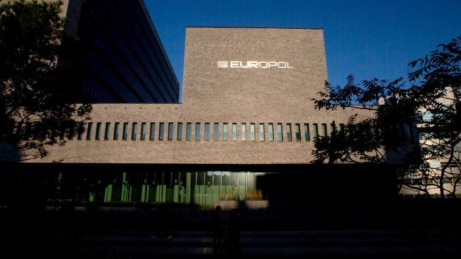 Kantor pusat Polisi Eropa Europol di Den Haag, Belanda