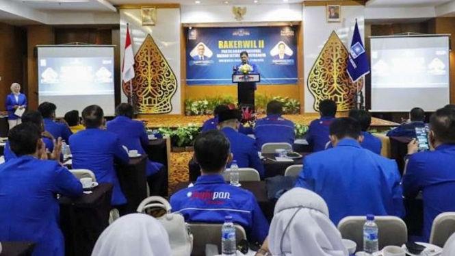 Ilustrasi - Rapat Kerja Wilayah II DPW PAN DI Yogyakarta, Rabu, 27 Juli 2022.