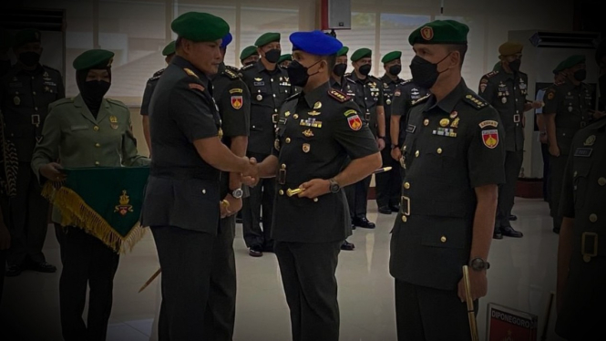 VIVA Militer: Serah terima jabatan Danpomdam IV Diponegoro.