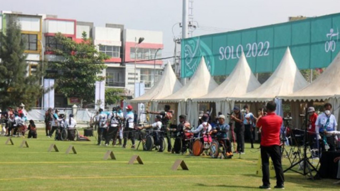 Atlet panahan ASEAN Para Games mulai latihan di arena pertandingan