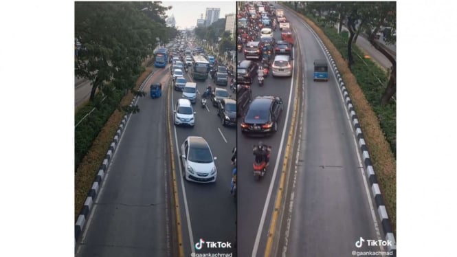 Bajaj Masuk Jalur Busway, Netizen: Salut Sama Driver Transjakarta
