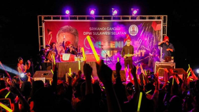 Srikandi Ganjar Sulawesi Selatan (Sulsel) menggelar Millennials Colour Night