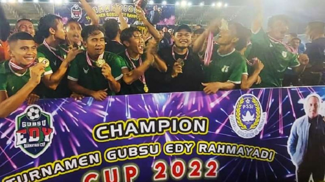 PSMS Medan juarai turnamen Edy Rahyamadi Cup 2022
