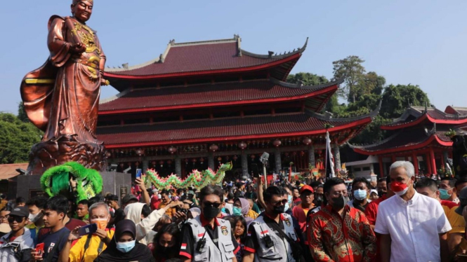 Gubernur Ganjar Pranowo di Festival Cheng Ho di Klenteng Sam Poo Kong Semarang