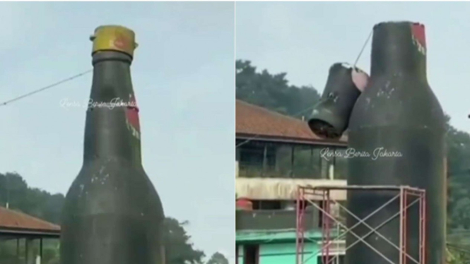 Botol kecap di Puncak, Bogor dibongkar