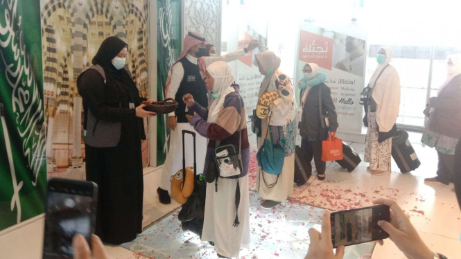 Kementerian Haji Arab Saudi melepas jemaah Indonesia