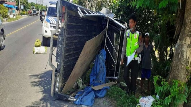 Tabrakan maut di Kabupaten Deli Serdang.