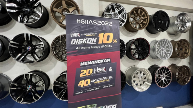 HSR Wheel akan hadir di GIIAS 2022.