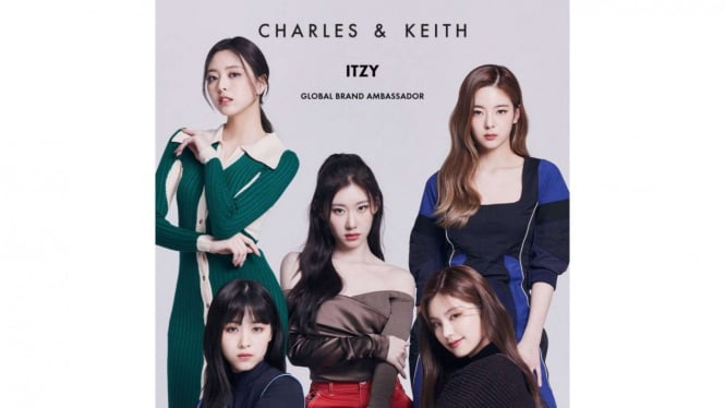 ITZY brand ambassador Charles & Keith