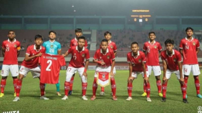 Pemain Timnas Indonesia U-16.