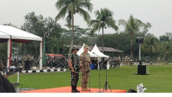 VIVA Militer: Panglima TNI Jenderal Andika buka Latma Super Garuda Shield 2022 