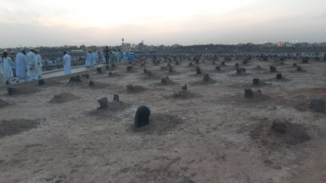 Areal pemakaman Baqi di Madinah