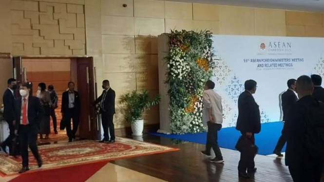 Lokasi pertemuan puncak ASEAN Foreign Minister's Meeting di Kamboja