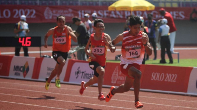 Saptoyogo Purnomo sprinter cabang olahraga Para-atletik 