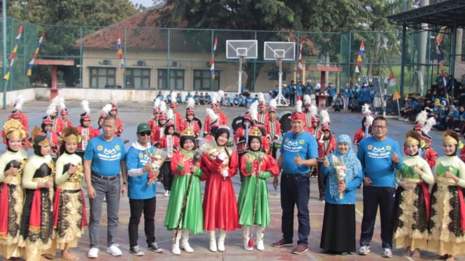 Plt Wali Kota Bekasi Tri Adhianto hadir dalam acara Hut UNISMA 45 Kota Bekasi.