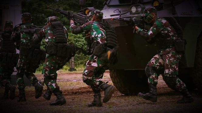 VIVA Militer: Prajurit Batalyon Infanteri Mekanis 203/Arya Kemuning