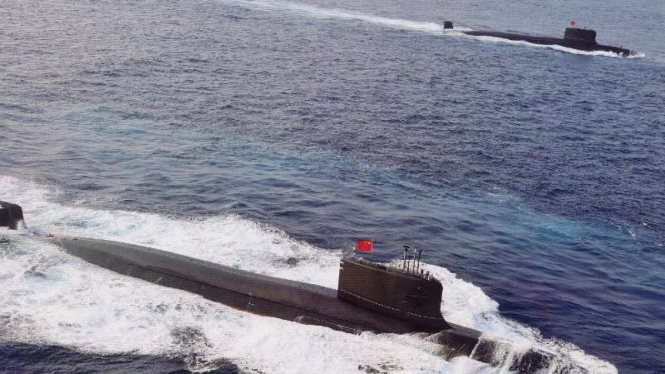 VIVA Militer: Kapal selam tenaga nuklir kelas Shang Type 093 militer China