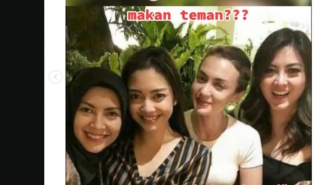 Foto Lawas Dhena Devanka bareng Ririn Dwi Ariyanti