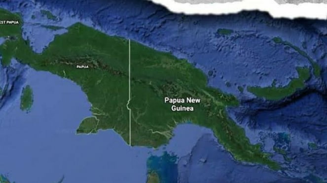 Papua Nugini, negara tetangga Indonesia.