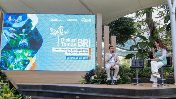 Diskusi Taman BRI. 