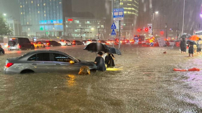 banjir di Seoul 