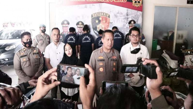 Polresta Bandung tangkap 5 pelaku pencurian sepeda motor.
