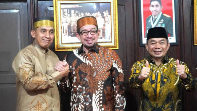 Ketua Majelis Syuro PKS Salim Segaf temui Mayjen Andi Muhammad.