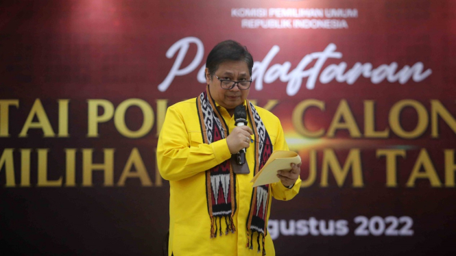 Ketua Umum DPP Partai Golkar Airlangga Hartarto