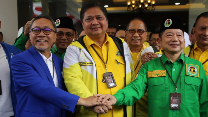 Koalisi Indonesia Bersatu (KIB), Golkar, PAN dan PPP