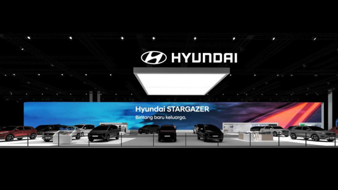 ilustrasi gambar booth Hyundai di GIIAS 2022