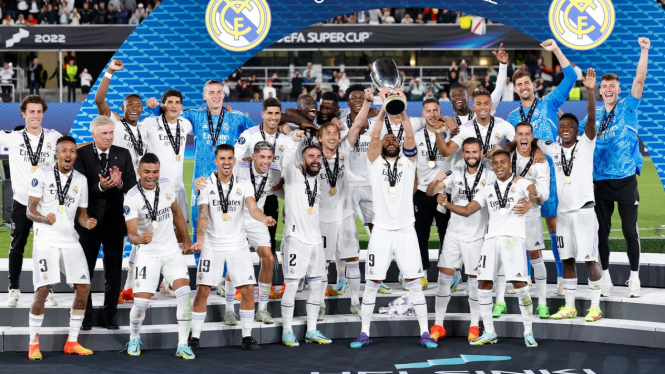Real Madrid juara Piala Super Eropa 2022