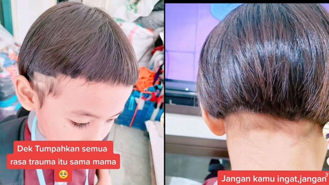 Rambut anak kecil dipotong pihak guru tanpa izin