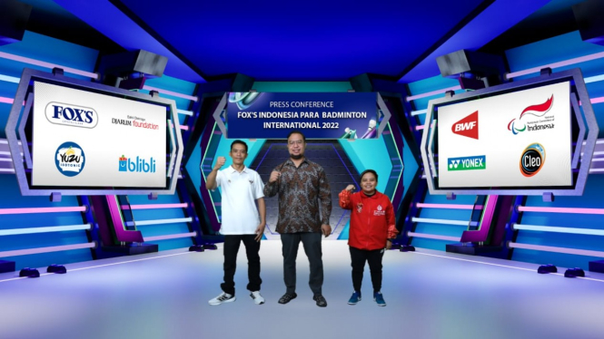 Konferensi pers Indonesia Para Badminton International 2022