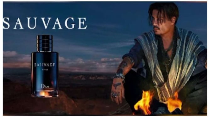 Johnny Depp menjadi brand ambassador parfum Dior Sauvage