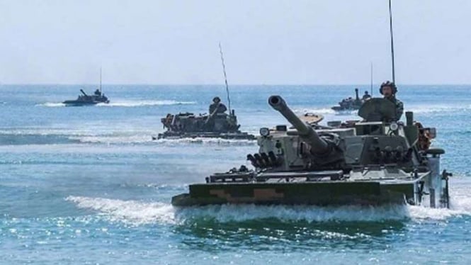 VIVA Militer: Pasukan amfibi Tentara Pembebasan Rakyat China (PLA)