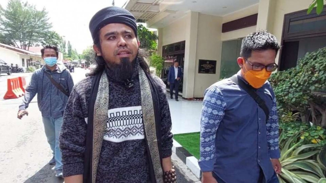  Samsudin di Markas Polda Jatim di Surabaya.