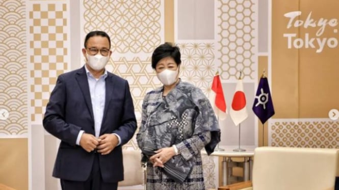 Anies Baswedan berkunjung ke Jepang bertemu Gubernur Tokyo Yuriko Koike