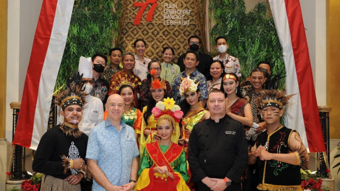 Jelajah Ragam Nusantara dalam meriahkan HUT RI ke-77 di Hotel Borobudur Jakarta