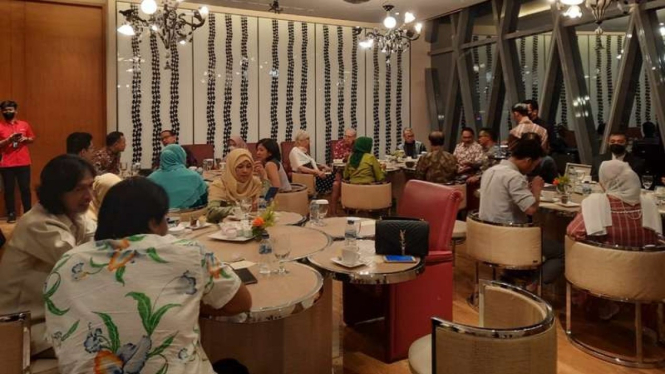 Jamuan makan malam kepada pemenang Penghargaan Achmad Bakrie (PAB) XVIII