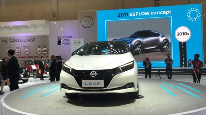 All New Nissan Leaf di pameran GIIAS 2022